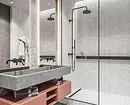 No aburrido, y con estilo: cómo emitir un diseño de baño gris correctamente. 3159_55