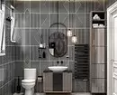 उबाऊ नहीं, और स्टाइलिश: एक ग्रे बाथरूम डिजाइन को सही तरीके से कैसे जारी करें 3159_85