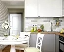 9 kvadrātveida virtuves dizaina noteikumi. M: kā apgūt metrus ar maksimālu labumu 3174_10