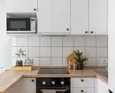 9 kvadrātveida virtuves dizaina noteikumi. M: kā apgūt metrus ar maksimālu labumu 3174_75