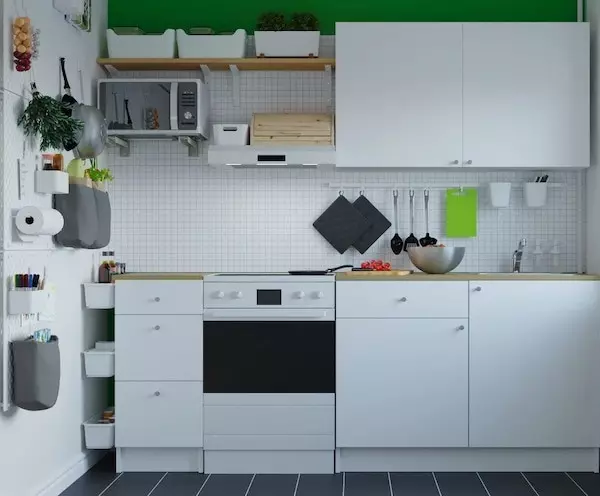 6 penyelesaian siap dari IKEA untuk penyimpanan di dapur, yang tidak akan memukul dompet 3200_20