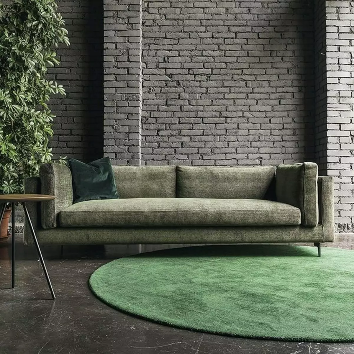 Audaz y de moda: cómo emitir una sala de estar en verde 3228_105