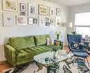 Audaz y de moda: cómo emitir una sala de estar en verde 3228_127