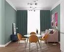 Audaz y de moda: cómo emitir una sala de estar en verde 3228_35