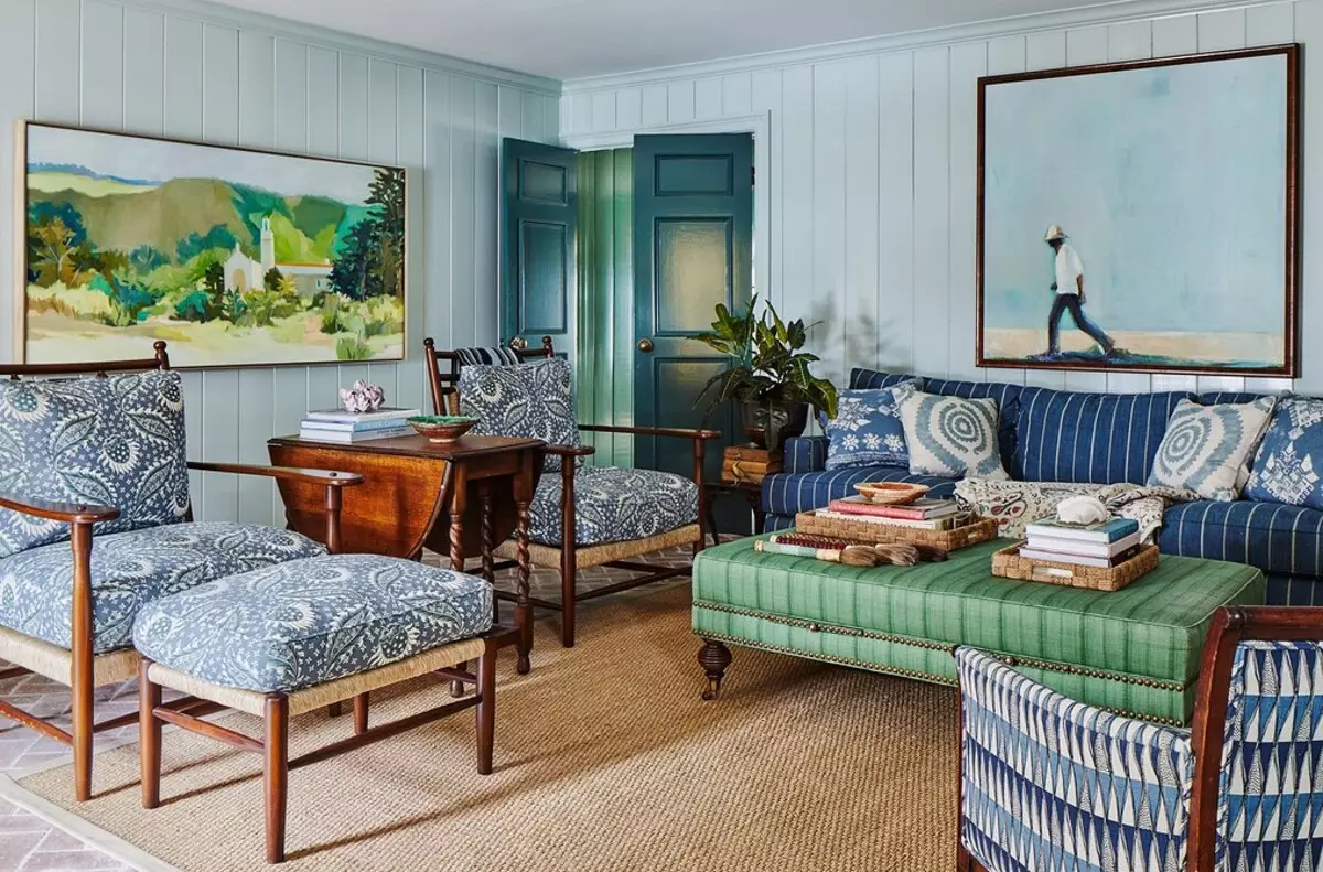 Tuyệt vời và thời trang: Làm thế nào để cấp một phòng khách màu xanh lá cây 3228_58