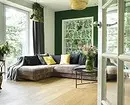 Tuyệt vời và thời trang: Làm thế nào để cấp một phòng khách màu xanh lá cây 3228_68
