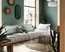 Tuyệt vời và thời trang: Làm thế nào để cấp một phòng khách màu xanh lá cây 3228_80