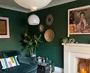بجرأة وعصرية: كيفية إصدار غرفة المعيشة باللون الأخضر 3228_83