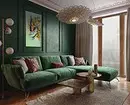 Сміливо і модно: як оформити вітальню в зеленому кольорі 3228_87