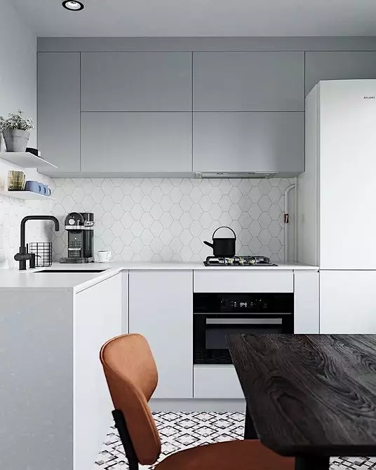 Афармляем дызайн кухні плошчай 7 кв. м: важныя моманты і 12 праектаў для натхнення 3273_132