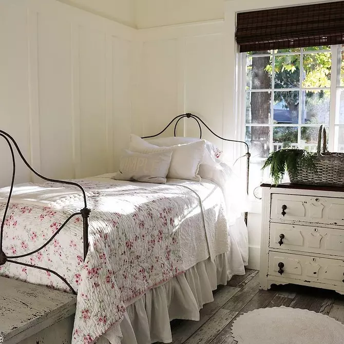 I-Bedroom Design In the Country House: Yenza ingaphakathi elinesitayela ngaphandle kwesabelomali 3285_23