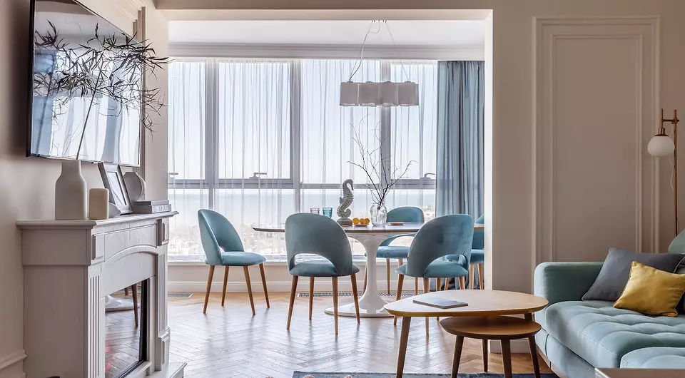 Cozy Modern Classic: Apartamento en Sochi con vistas ao mar 3291_3