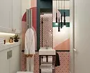 Nós decoramos o design do banheiro rosa para que o interior pareça apropriado e elegante 3297_121
