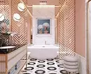 Chúng tôi trang trí thiết kế của phòng tắm màu hồng để nội thất có vẻ phù hợp và phong cách 3297_132
