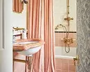 Nós decoramos o design do banheiro rosa para que o interior pareça apropriado e elegante 3297_27