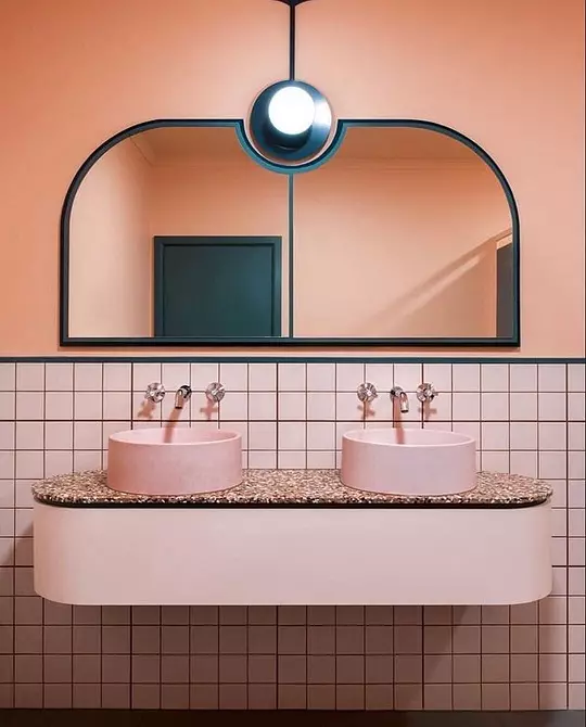 Kami menghias desain kamar mandi merah muda sehingga interiornya terlihat sesuai dan bergaya 3297_33
