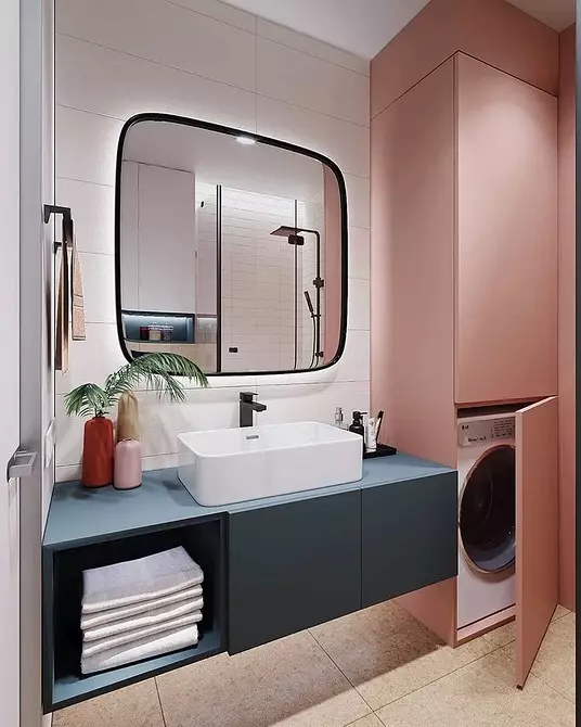 我們裝飾粉紅色浴室的設計，以便內飾看起來很適合和時尚 3297_35