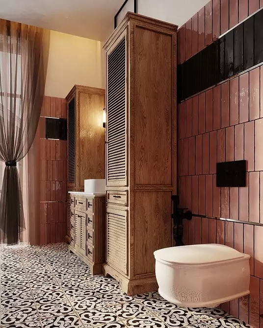 Chúng tôi trang trí thiết kế của phòng tắm màu hồng để nội thất có vẻ phù hợp và phong cách 3297_42