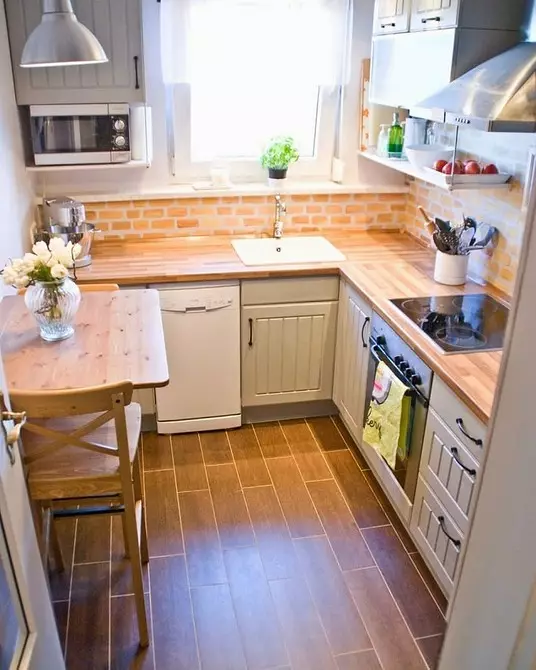 5 важных саветаў для зручнага і стыльнага дызайну маленькай кухні на дачы 3320_120