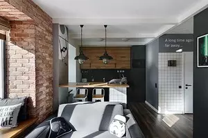 Grundlæggende regler og 4 stilfulde projekter, der vil hjælpe med at arrangere en lejlighed - Loft Studio 3400_1