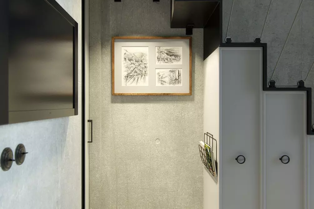 Grundregeln und 4 stilvolle Projekte, die helfen, ein Apartment-Loft-Studio zu arrangieren - Loft-Studio 3400_103