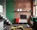 Alapvető szabályok és 4 elegáns projektek, amelyek segítenek az apartman - loft stúdióban 3400_112