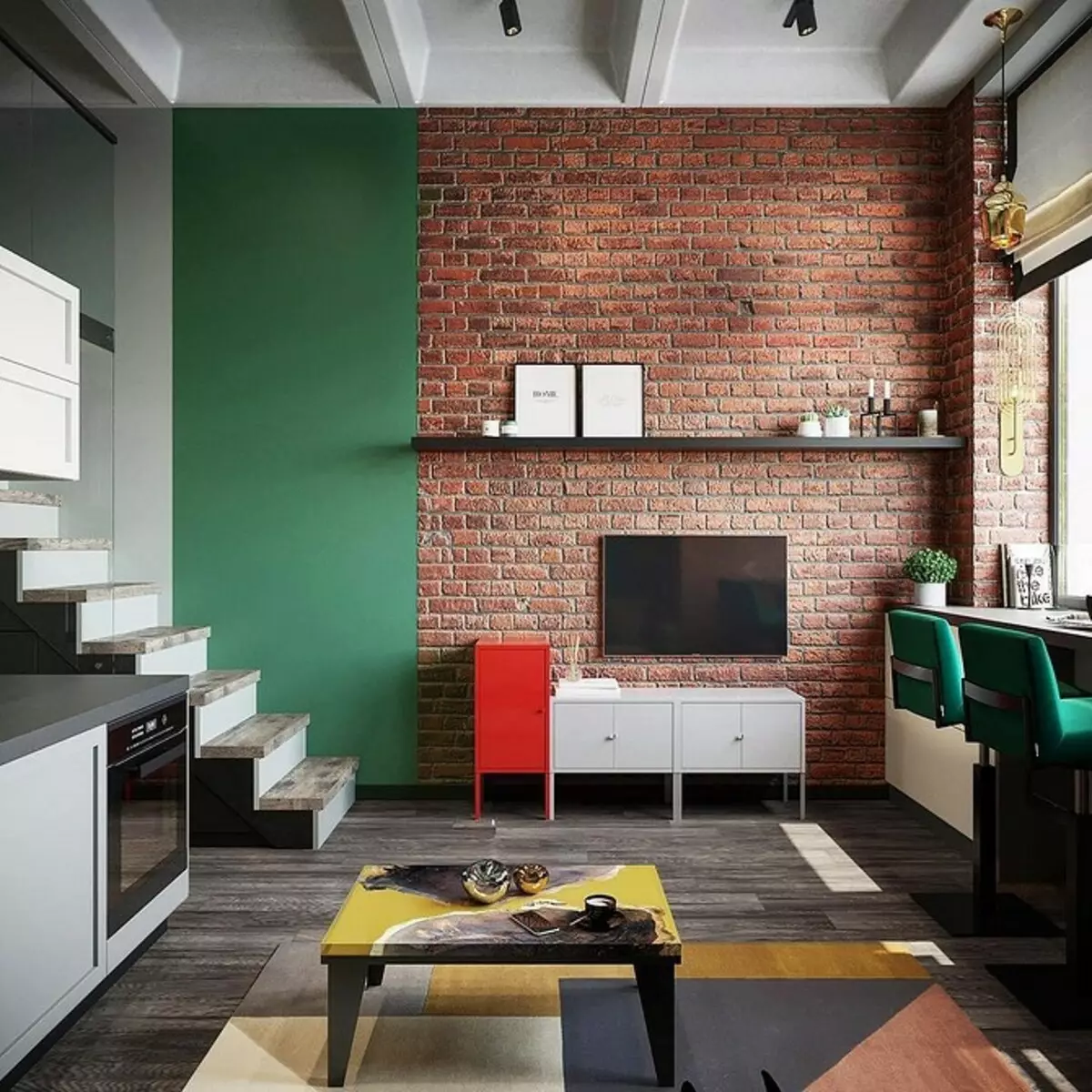 Rregullat themelore dhe 4 projekte elegant që do të ndihmojnë të organizoni një apartament - Loft Studio 3400_116