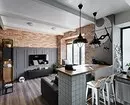 Reglas básicas y 4 proyectos elegantes que ayudarán a organizar un apartamento - Loft Studio 3400_118