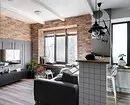 Grundlæggende regler og 4 stilfulde projekter, der vil hjælpe med at arrangere en lejlighed - Loft Studio 3400_120