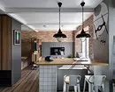 Reglas básicas y 4 proyectos elegantes que ayudarán a organizar un apartamento - Loft Studio 3400_124