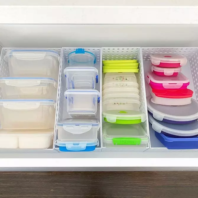 Thứ tự đầy đủ: 6 ý tưởng thông minh để lưu trữ container cho thực phẩm trong tủ bếp 3441_14