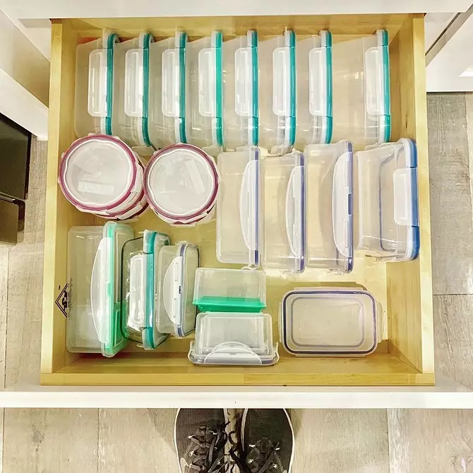 Thứ tự đầy đủ: 6 ý tưởng thông minh để lưu trữ container cho thực phẩm trong tủ bếp 3441_32