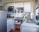 私たちは小さなキッチンを作成します：完全なデザインガイドと機能的なインテリアの作成 34492_126