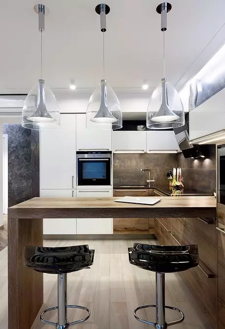 We stellen een kleine keuken op: een complete designgids en het maken van een functioneel interieur 34492_151