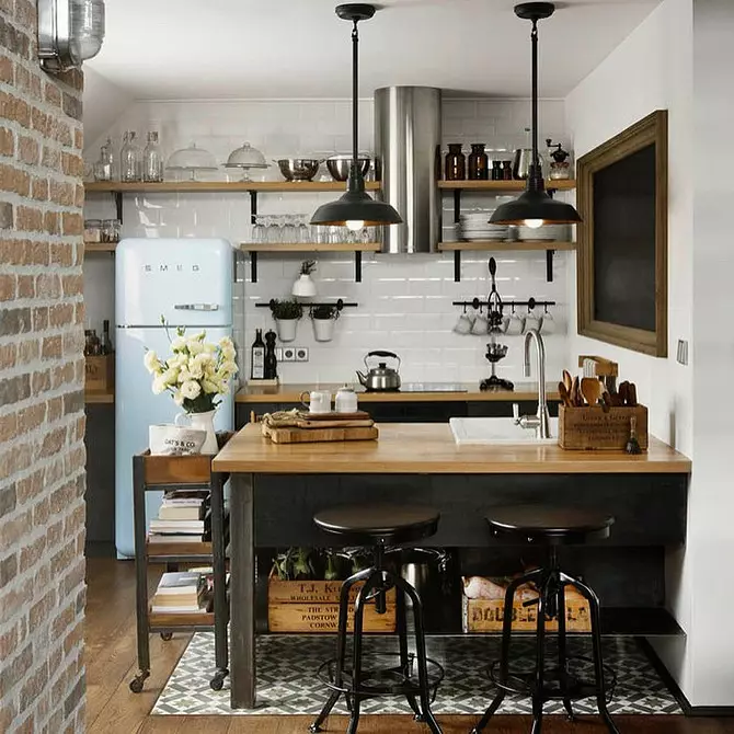 We draw up a small kitchen: a complete design guide and creating a functional interior 34492_36