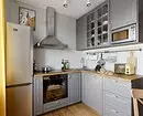 We stellen een kleine keuken op: een complete designgids en het maken van een functioneel interieur 34492_87
