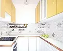 We stellen een kleine keuken op: een complete designgids en het maken van een functioneel interieur 34492_88