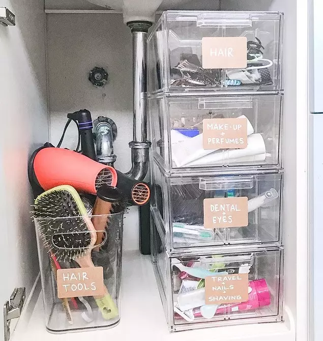 7 idej za popolno organizacijo omar pod umivalnikom v kopalnici 3489_20