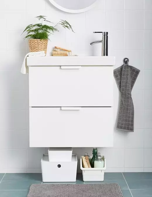 7 Idea untuk organisasi yang sempurna kabinet di bawah sink di bilik mandi 3489_59