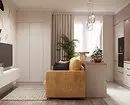 9 Stylový design projektů kombinovaného kuchyňského obývacího pokoje o rozloze 18 m2. M. 3505_46