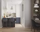 9 stilīgs dizaina projektus kombinētās virtuves dzīvojamā istaba ar platību 18 kvadrātmetru. M. 3505_60