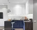 9 projetos de design elegante da sala de cozinha combinada com uma área de 18 metros quadrados. M. 3505_7