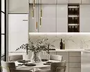 9 projetos de design elegante da sala de cozinha combinada com uma área de 18 metros quadrados. M. 3505_77