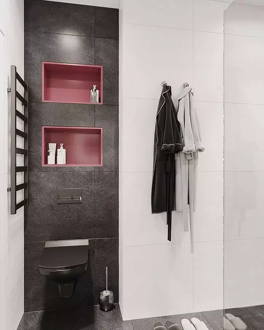 6 tipov pre dizajn kúpeľne v šedej bielej farbe a 80 príkladov na fotografii 3529_123