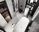6 petua untuk reka bentuk bilik mandi dalam warna kelabu-putih dan 80 contoh dalam foto 3529_141