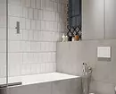 6 ရေချိုးခန်း၏ဒီဇိုင်းအတွက်မီးခိုးရောင်အဖြူရောင်အရောင်နှင့်ဓာတ်ပုံတွင်ဥပမာ 80 ခု 3529_143