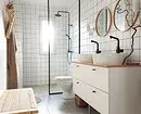 6 petua untuk reka bentuk bilik mandi dalam warna kelabu-putih dan 80 contoh dalam foto 3529_156