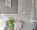 6 petua untuk reka bentuk bilik mandi dalam warna kelabu-putih dan 80 contoh dalam foto 3529_160