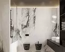 धूळ-पांढर्या रंगात बाथरूमच्या डिझाइनसाठी 6 टिपा आणि फोटोमधील 80 उदाहरणे 3529_6