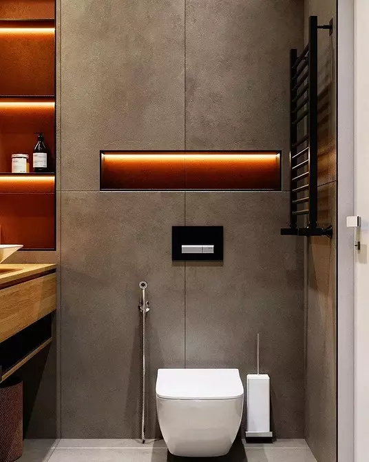 11 łazienki o powierzchni 5 metrów kwadratowych. M, którzy inspirują cię pięknym wzorem (i 52 zdjęciami) 3537_31